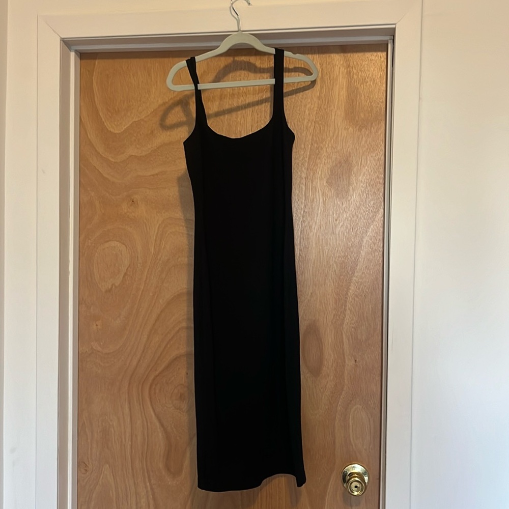 American Apparel black cami dress